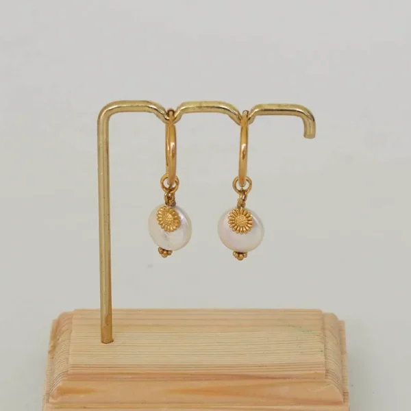 Boucles d'oreilles - Marguerite – Image 2