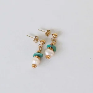 Boucles d'oreilles - Olympe (Turquoise)